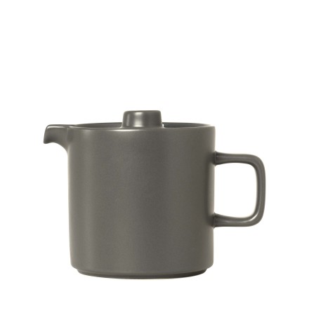 MIO Teapot, H 13,5 cm, T 18 cm, Ø 12 cm, V 1 l Pewter