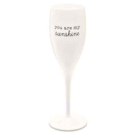 CHEERS You are my sunshine, Champagneglas med print 6-pack 1