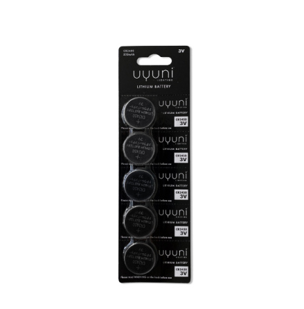 UYUNI - CR2450 Batteri 5-p , 3V, 550mAh