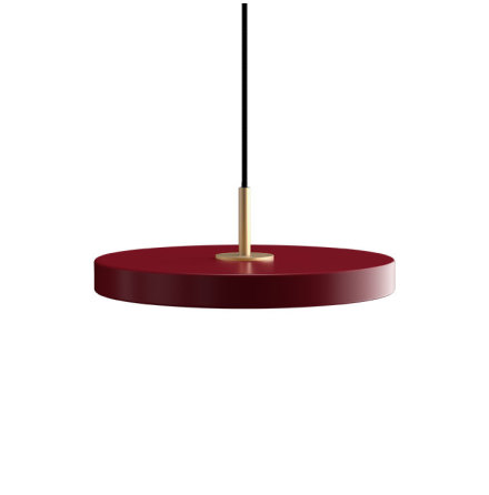 Asteria Mini ruby red  31 x 10,5 cm, 2.7m cordset