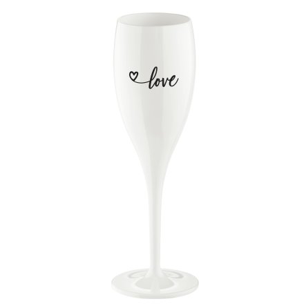 CHEERS LOVE 2.0, Champagneglas med print 6-pack