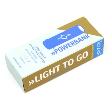 Usb-powerbank - Light to Go