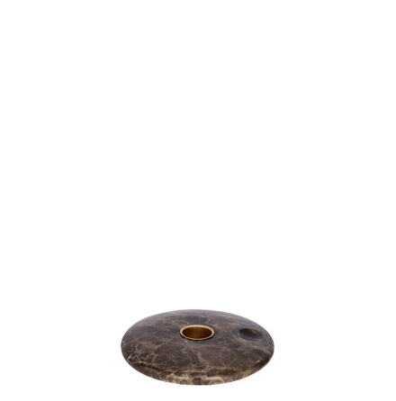 Chamber Ljusstake Marmor 11,6x2 cm Brun