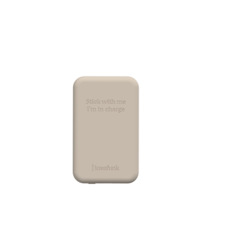 toCHARGE Qi Powerbank Ivory Sand