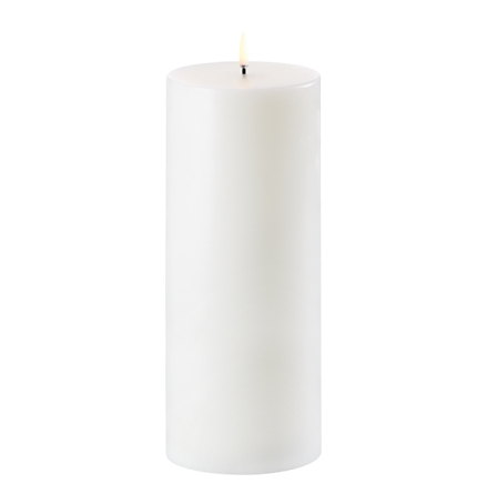 UYUNI Pillar LED Candle - Nordic White - 10,1 x 25 CM