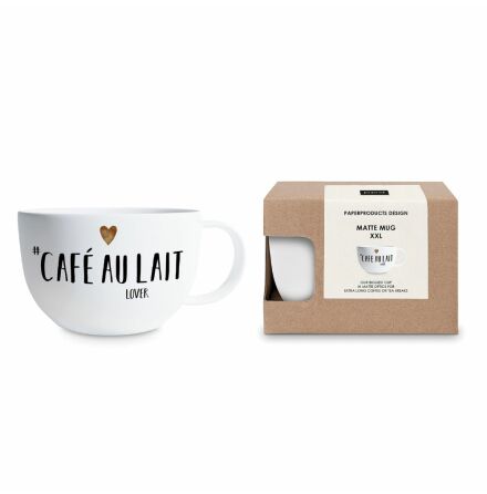 Café au lait Lover Mugg Matt XXL 55 cl
