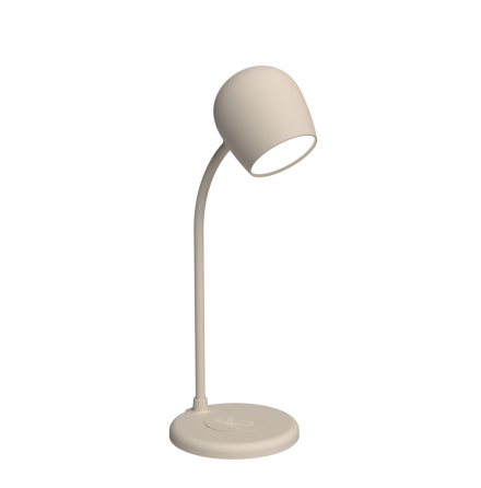 Ellie LED-lampa/Högtalare/Qi Ivory Sand