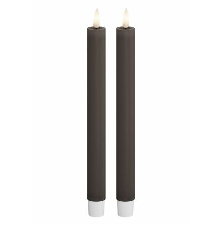 LED Kronljus 2,2x24 cm Mocca 2-pack