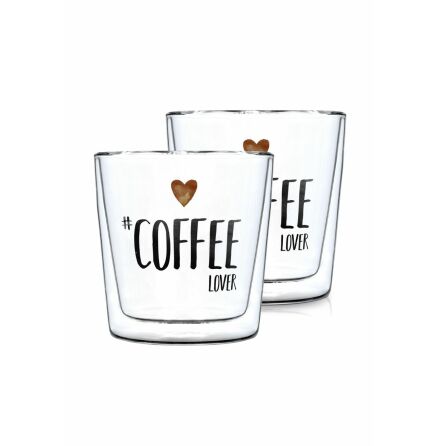 Coffee Lover Kaffeglas 30 cl  2-pack