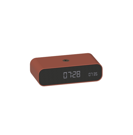 Wakie Vckarklocka Wake-Up light & Qi Terracotta