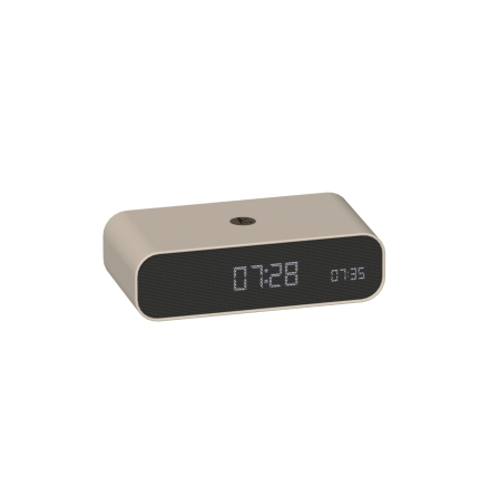 Wakie Vckarklocka Wake-Up light & Qi Ivory Sand