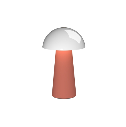 Bello Portabel LED-lampa Terracotta