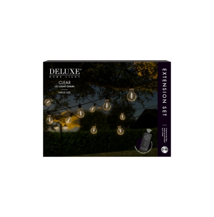 LED Ljusslinga Clear Extra Set Large 5 m