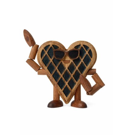 Wendy Våffla Trädekoration 8 cm Ek