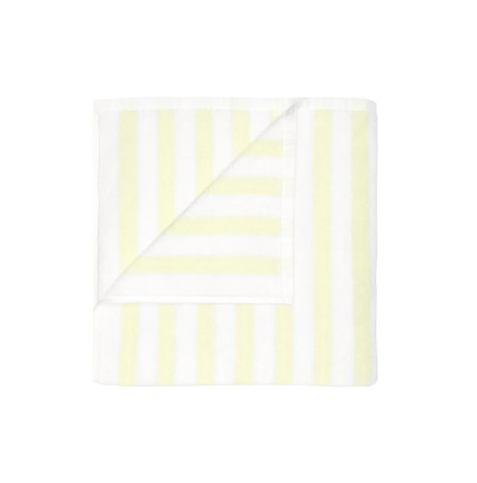 ARTO Bath Towel 140 x 70 cm White/Transparent Yellow