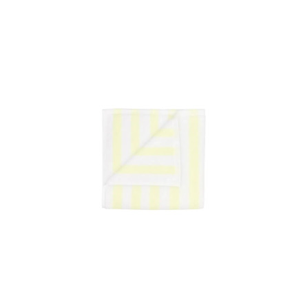 ARTO Set of 2 Guest Hand Towel 50 x 30 cm White/Transparent Yellow