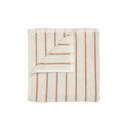 ARTO Hand Towel 50x100 cm Moonbeam/Amber Brown