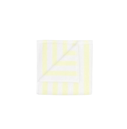 ARTO Towel 100 x 50 cm White/Transparent Yellow