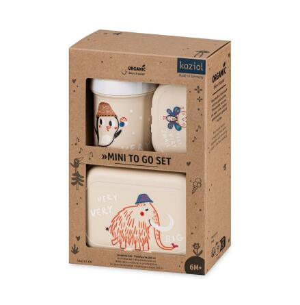 Lunch Box Set + Water Bottle 200ml VERY VERY TO GO Set of 3