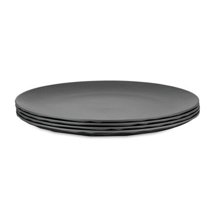 Club Tallrik 26 cm M�rkgr� 4-pack