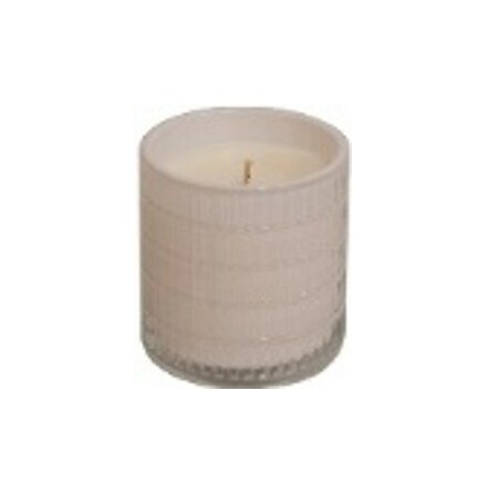 LUXURY GLASS SCENTED CANDLE WHITE PEARL