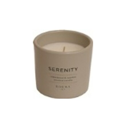 WELL-BEING SCENTED CERAMIC GLASS SERENITY CEDARWOOD & CYPRESS