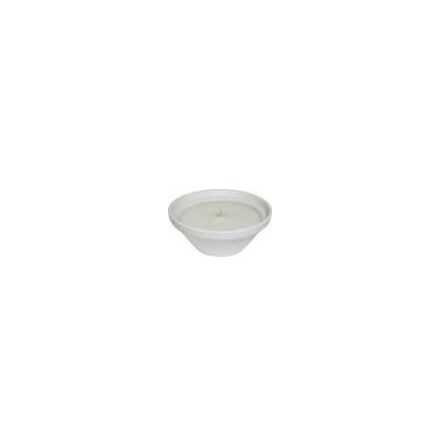 TERRACOTTA BOWL WHITE  55X120 MM CITRONELLA
