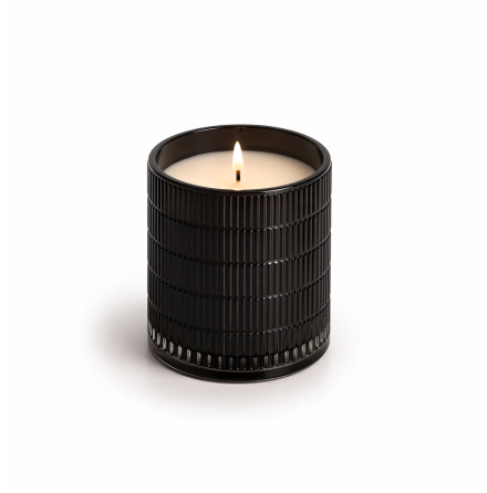 LUXURY GLASS SCENTED CANDLE BLACK SAPPHIRE