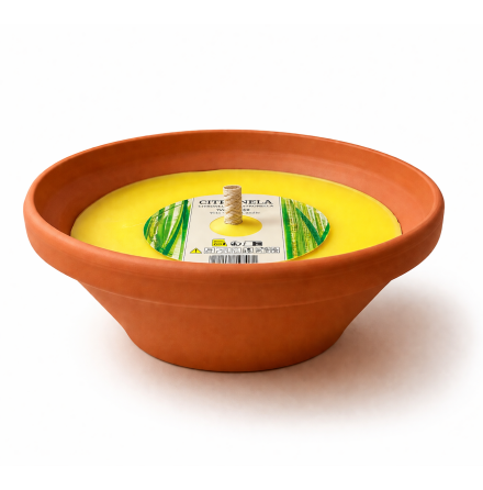 TERRACOTTA BOWL NATURAL 75X220 MM  CITRONELLA