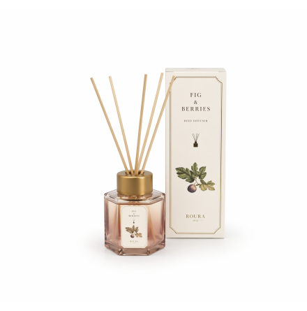 MEDITERRANIAN HERBS VIOLET DEGRADED HEXAGONAL DIFFUSER 100ML FIG