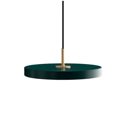 Asteria Mini forest green  31 x 10,5 cm, 2.7m cordset
